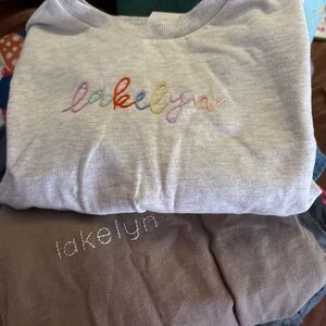Lakelyn Embroidered Sweatshirts